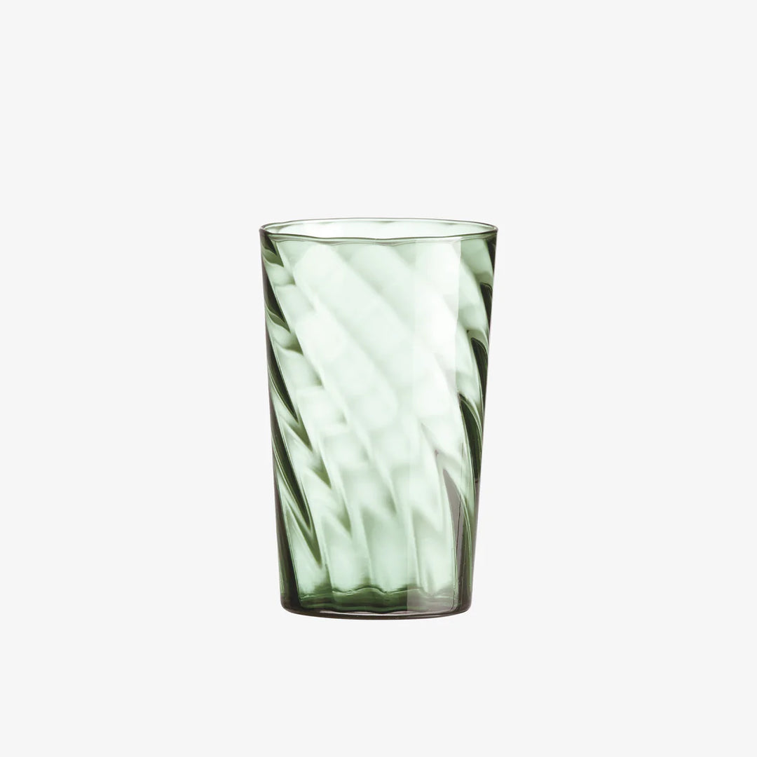 Produktbillede af Aida RAW Unique optic højt vandglas 45 cl. grøn i premium kvalitet