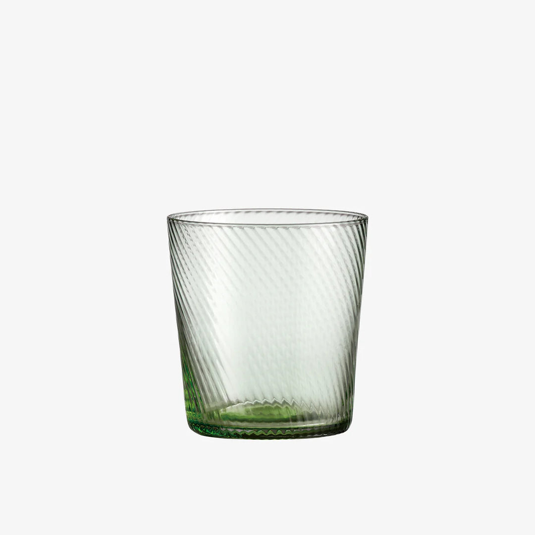 Produktbillede af Aida RAW Unique swirl lav vandglas 30 cl. grøn i premium kvalitet