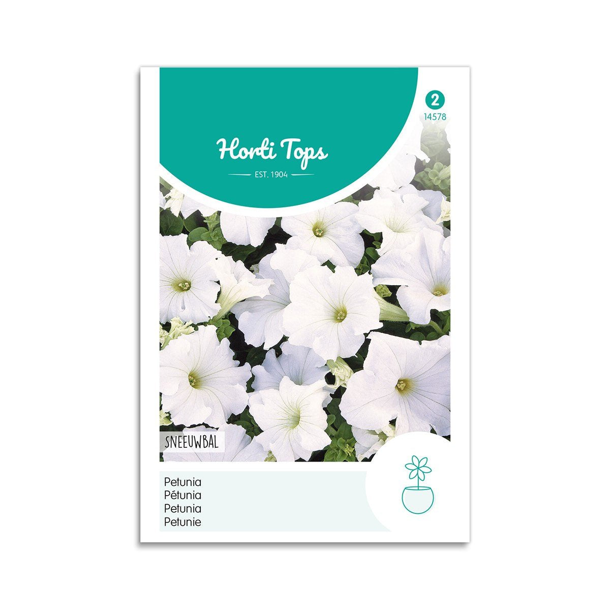 Produktbillede af Petunia frø Snowball Horti Tops på tilbud i høj kvalitet