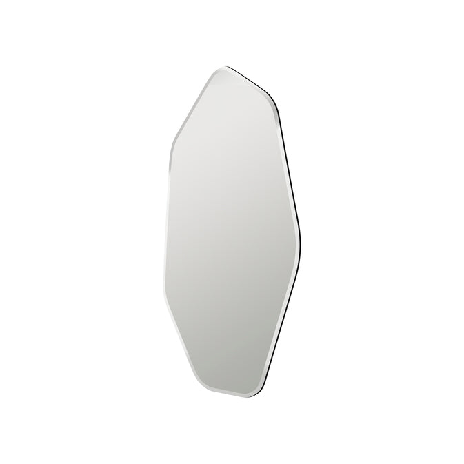 BROSTE COPENHAGEN Ruby vægspejl organisk spejlglas og sort MDF 120x60