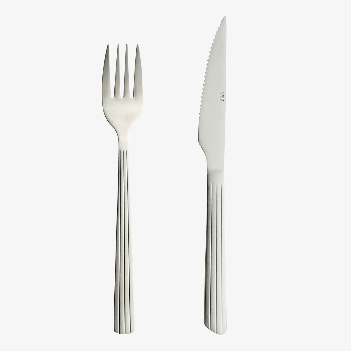 Produktbillede af Aida RAW steaksæt mat stål 8 dele i premium kvalitet