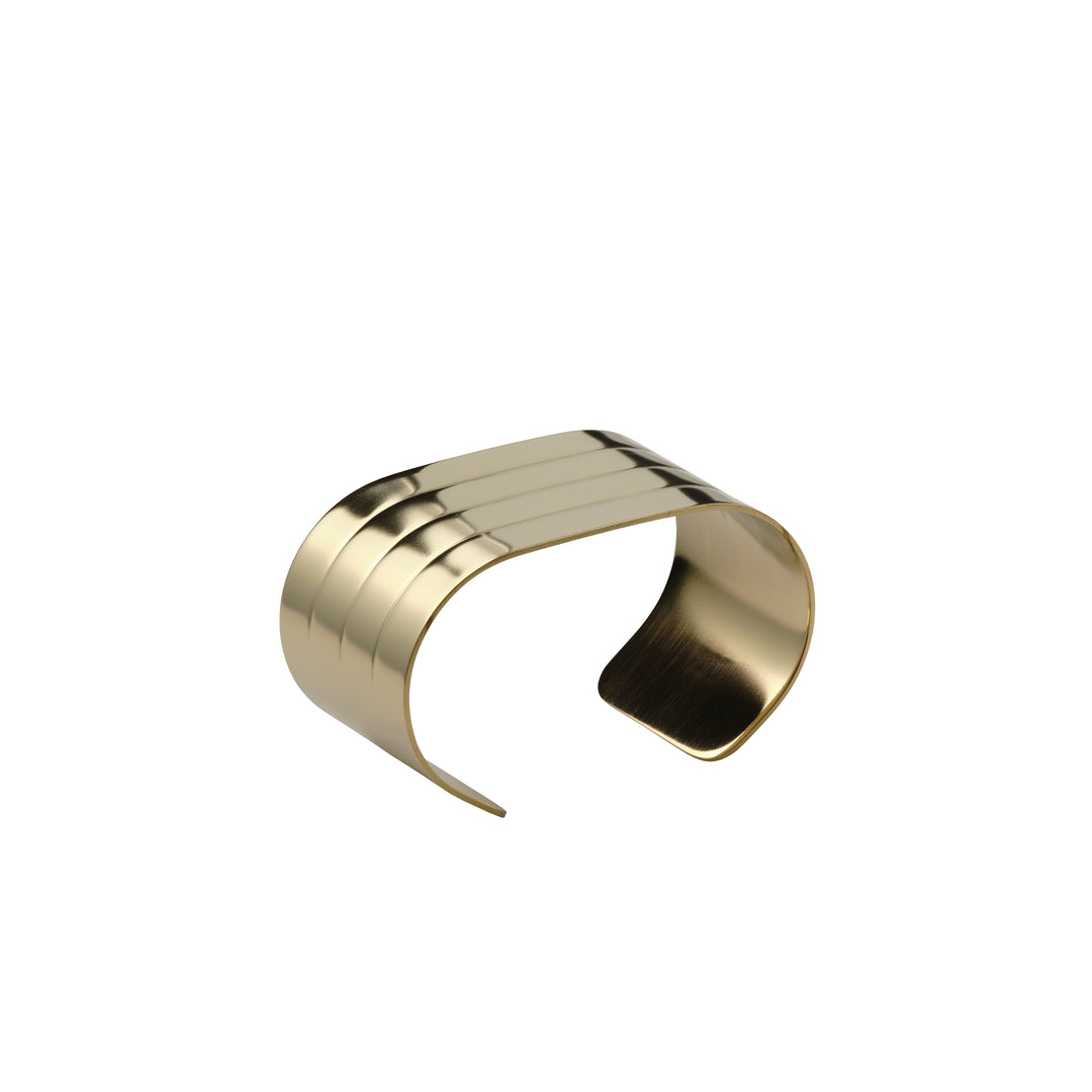 Produktbillede af Aida RAW servietring Champagne guld farvet 4 stk. i premium kvalitet