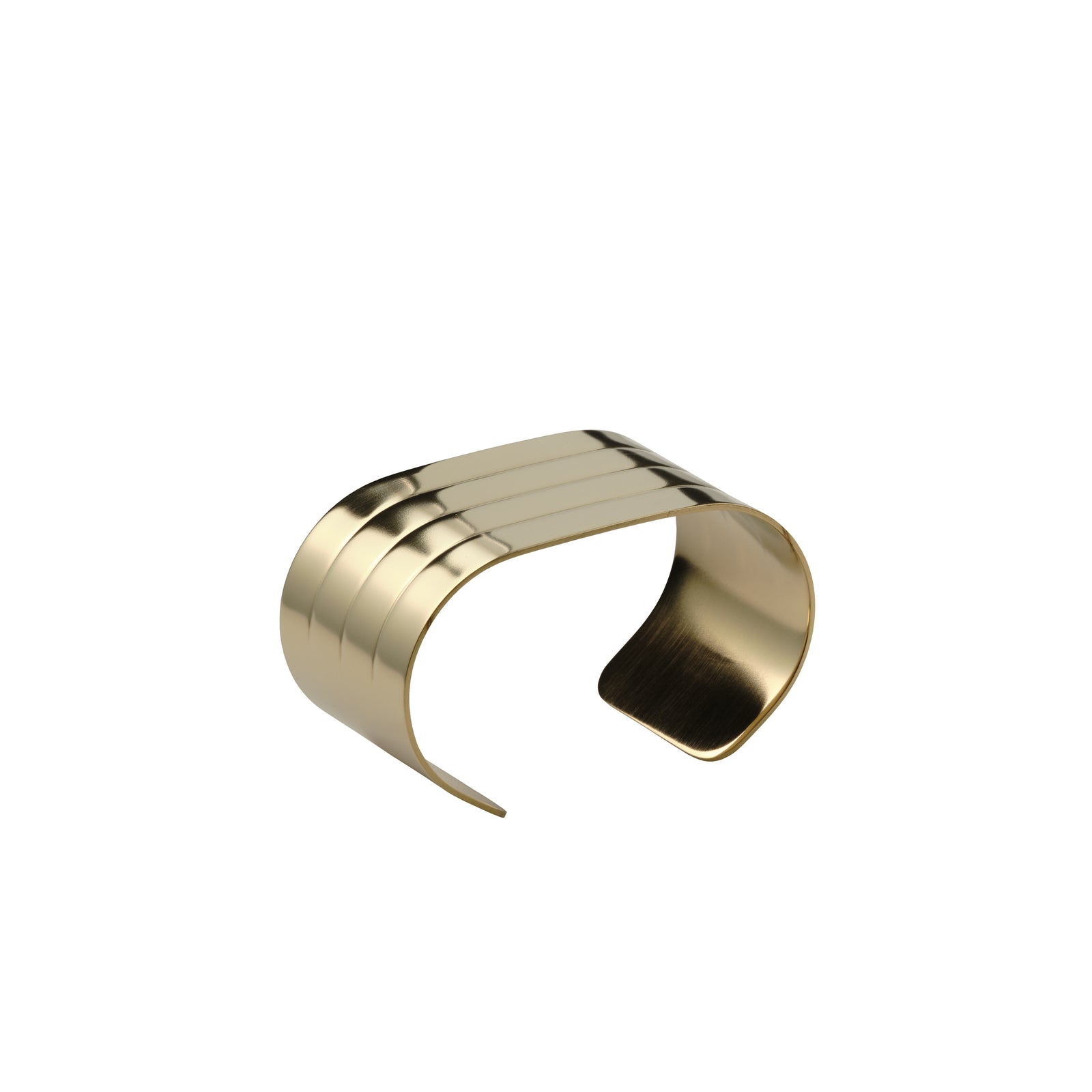 Produktbillede af Aida RAW servietring Champagne guld farvet 4 stk. i premium kvalitet