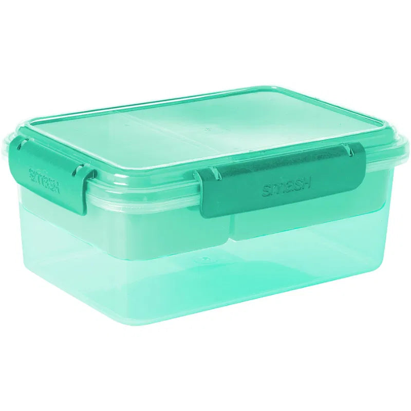 Bento Lunch Box Madkasse Med Aftagelig Sandwichbakke Og Snackbakke 2,0 l Smash