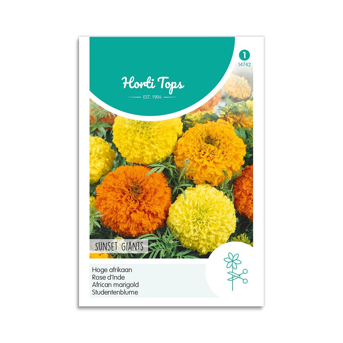 Produktbillede af Tagetes frø Sunset Giants  på tilbud i høj kvalitet