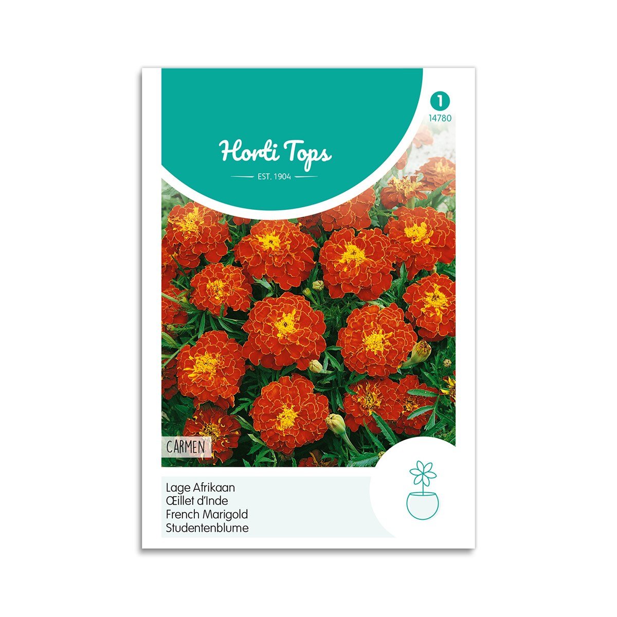 Produktbillede af Tagetes frø Carmen  på tilbud i høj kvalitet