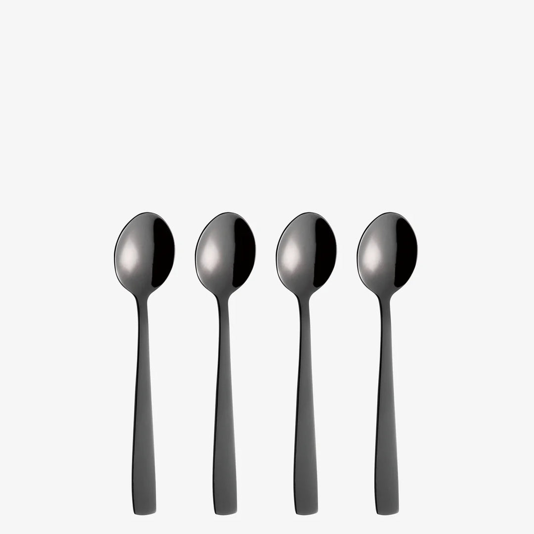 Produktbillede af Aida RAW kaffeske blank sort coated 4 stk i premium kvalitet