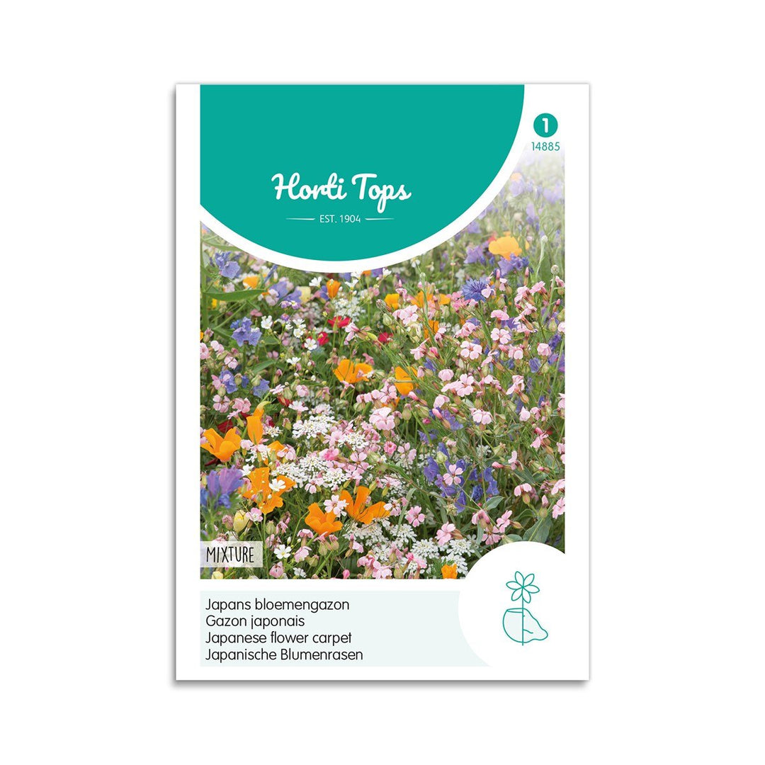 Produktbillede af Blomsterfrø Japanese Flowercarpet mix på tilbud i høj kvalitet