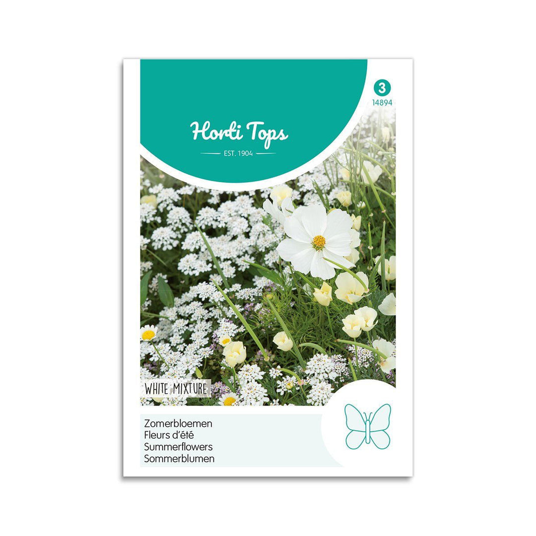 Produktbillede af Sommerblomster frø White Mixture  på tilbud i høj kvalitet
