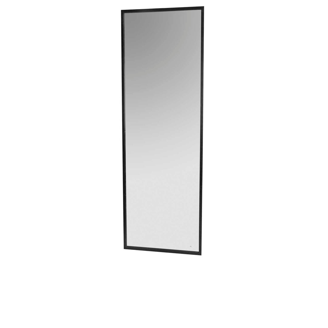 BROSTE COPENHAGEN Talja vægspejl klar/sort spejlglas/metal rektangulær 180x60