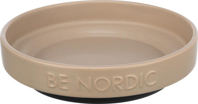 Trixie - BE NORDIC bowl, flat, ceramic/rubber ring, 0.3L/ø16cm, taupe » Kæmpe udvalg i Trixie » Billig fragt og hurtig levering 2 - 5 hverdage - Varenummer: BGH-48703699681610 / Ean: '4011905245256 på lager - Udsalg på Spar op til 64% - Over 857 kendte brands på udsalg
