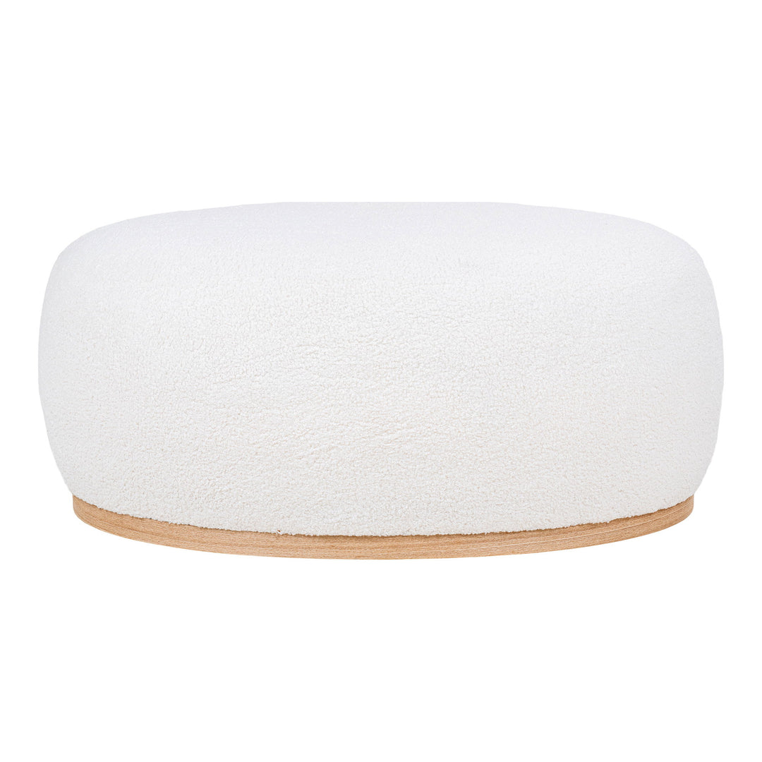 HOUSE NORDIC  Puf bouclé hvid 54,5x88,5x36 cm HN1235