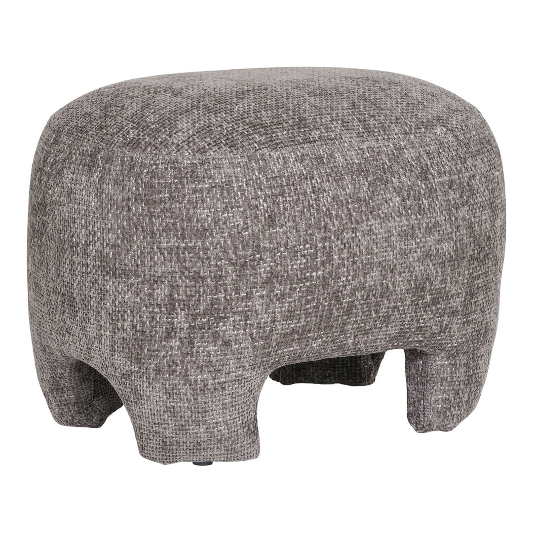 HOUSE NORDIC Nazare puf rektangulær grå polyester 53x41