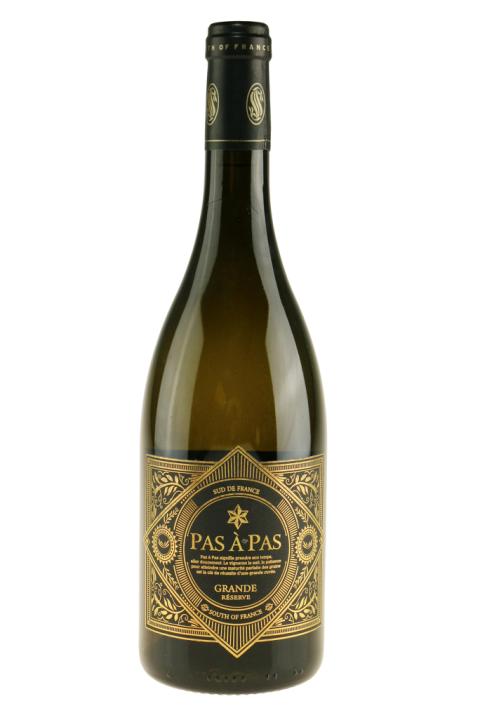 Produktbillede af Pas á Pas Grande Réserve Chardonnay 75 Cl på tilbud – premium kvalitet og detaljer