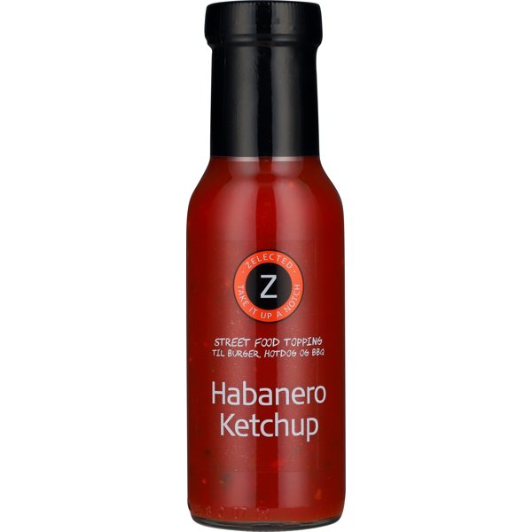 Produktbillede af Habanero Ketchup 260g Zelected på tilbud i premium kvalitet