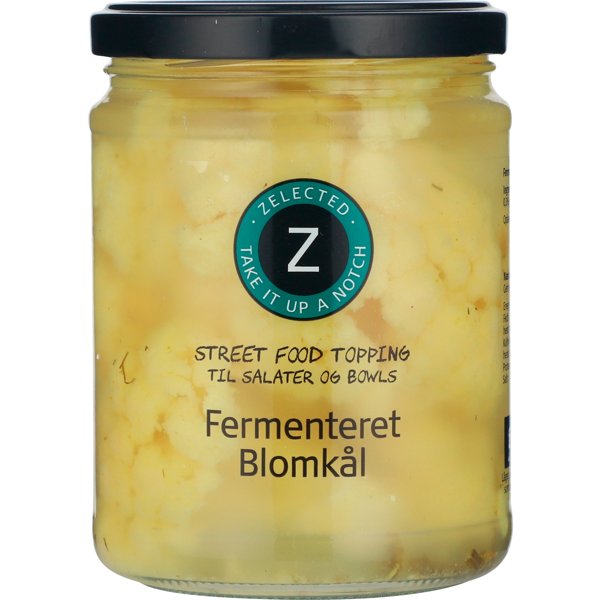 Produktbillede af Gæret Blomkål 480g Zelected på tilbud i premium kvalitet