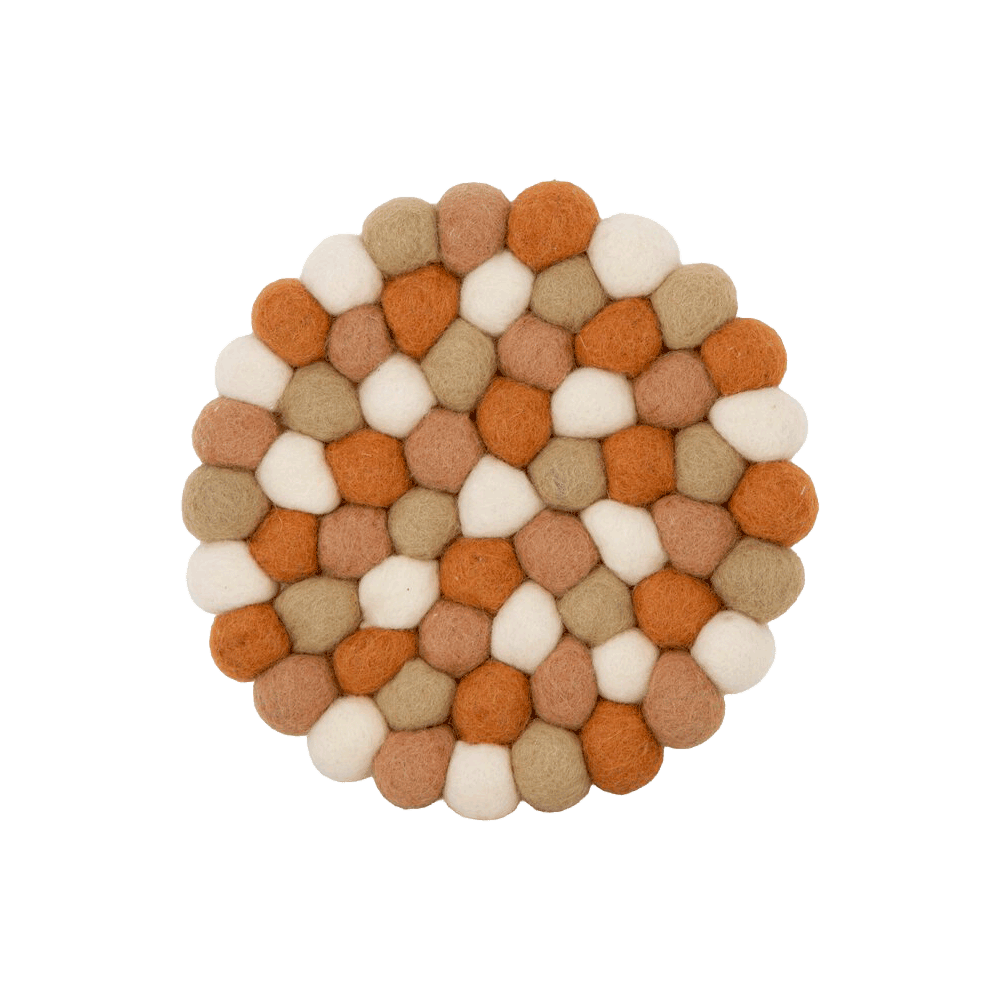 Holmen Dakota bordskåner i lysebrun, diameter 19 cm, til gryder og varme fade