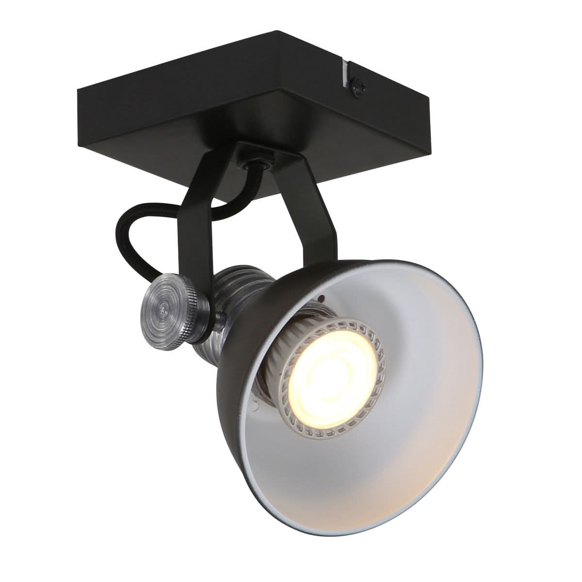 billigt tilbud på Curtis spotlampe i metal, sort. Stort udvalg online. Hurtig levering, 1-2 hverdage. Spar op til 65% på udsalg.