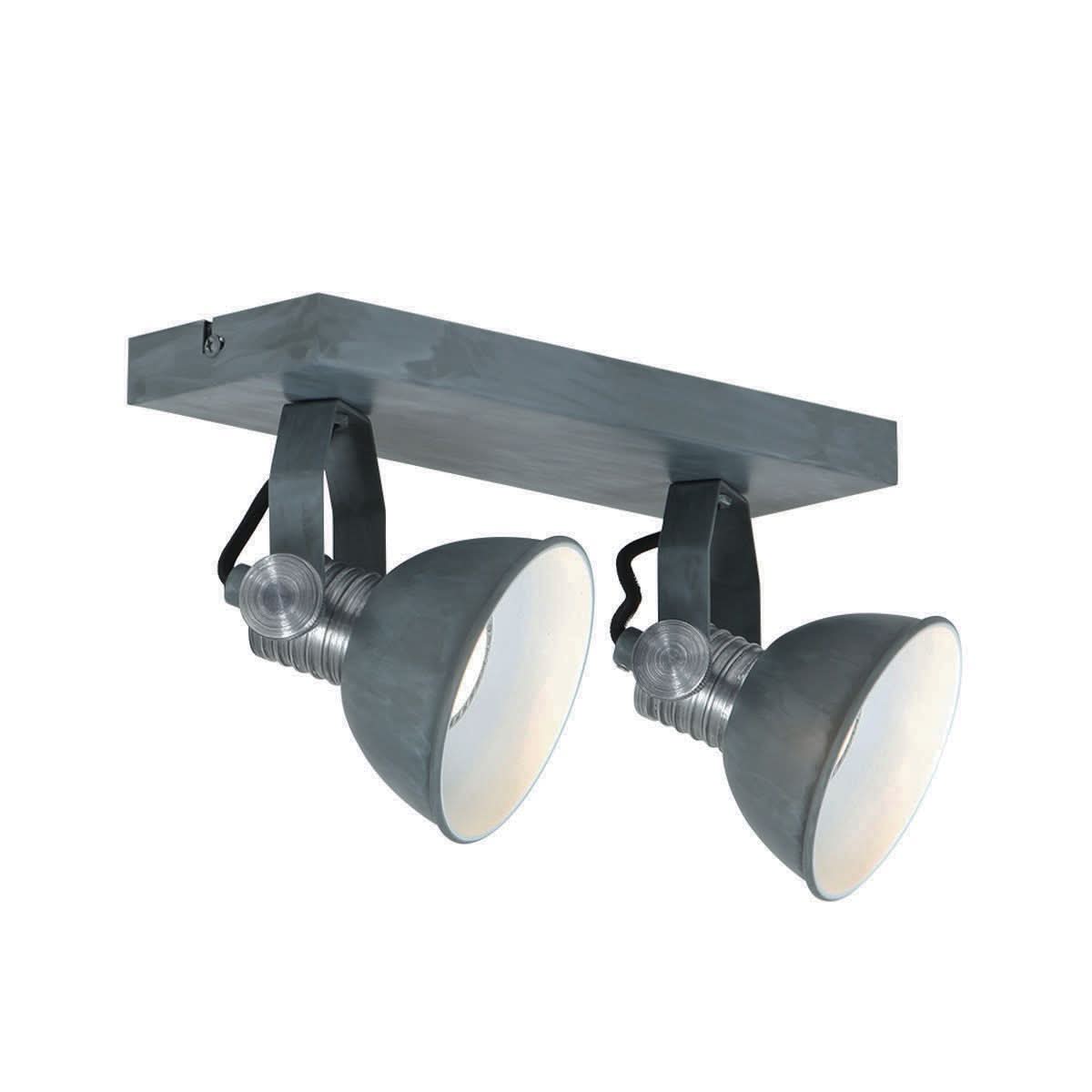 tilbud på Curtis spotlampe i metal med to skærme og to finish. Billigt udsalg! Hurtig levering: 1-2 hverdage. Spar op til 66%.