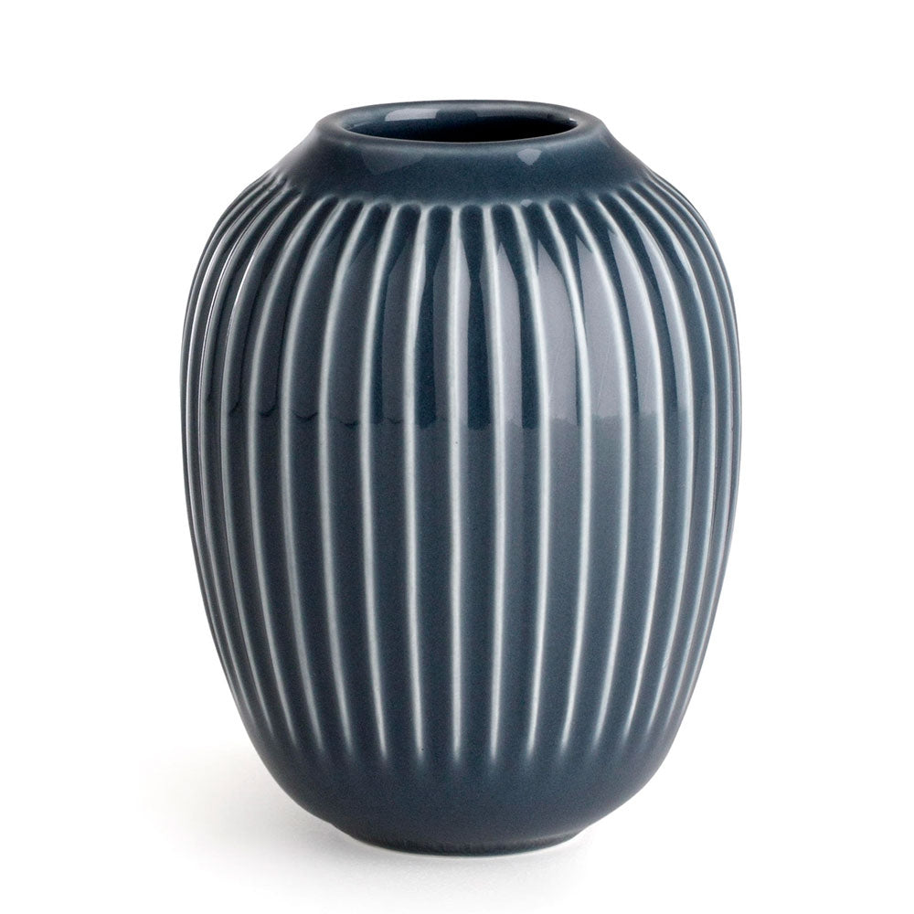 Produktbillede af Kähler Hammershøi vase 10 cm antracitgrå i premium kvalitet