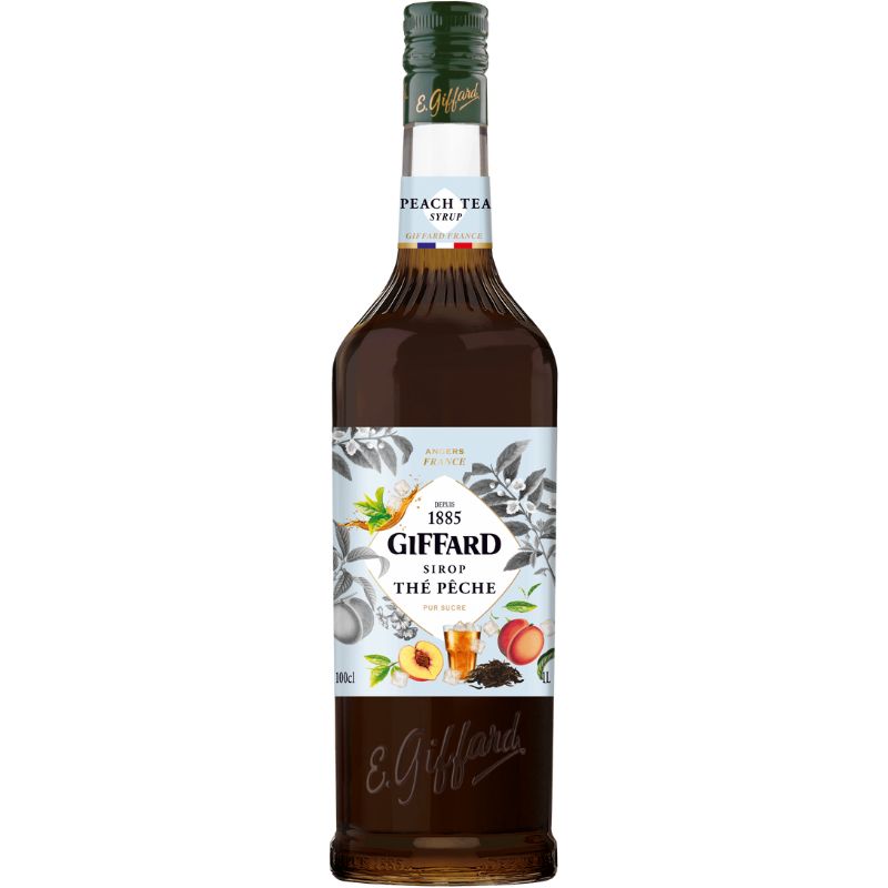 Produktbillede af Giffard Syrup Ice Tea Peach 1 Ltr på tilbud i premium kvalitet