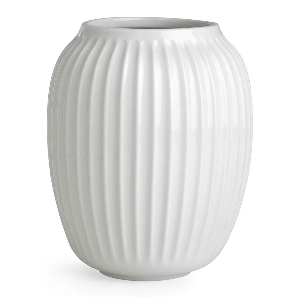 Produktbillede af Kähler Hammershøi vase 21 cm hvid i premium kvalitet