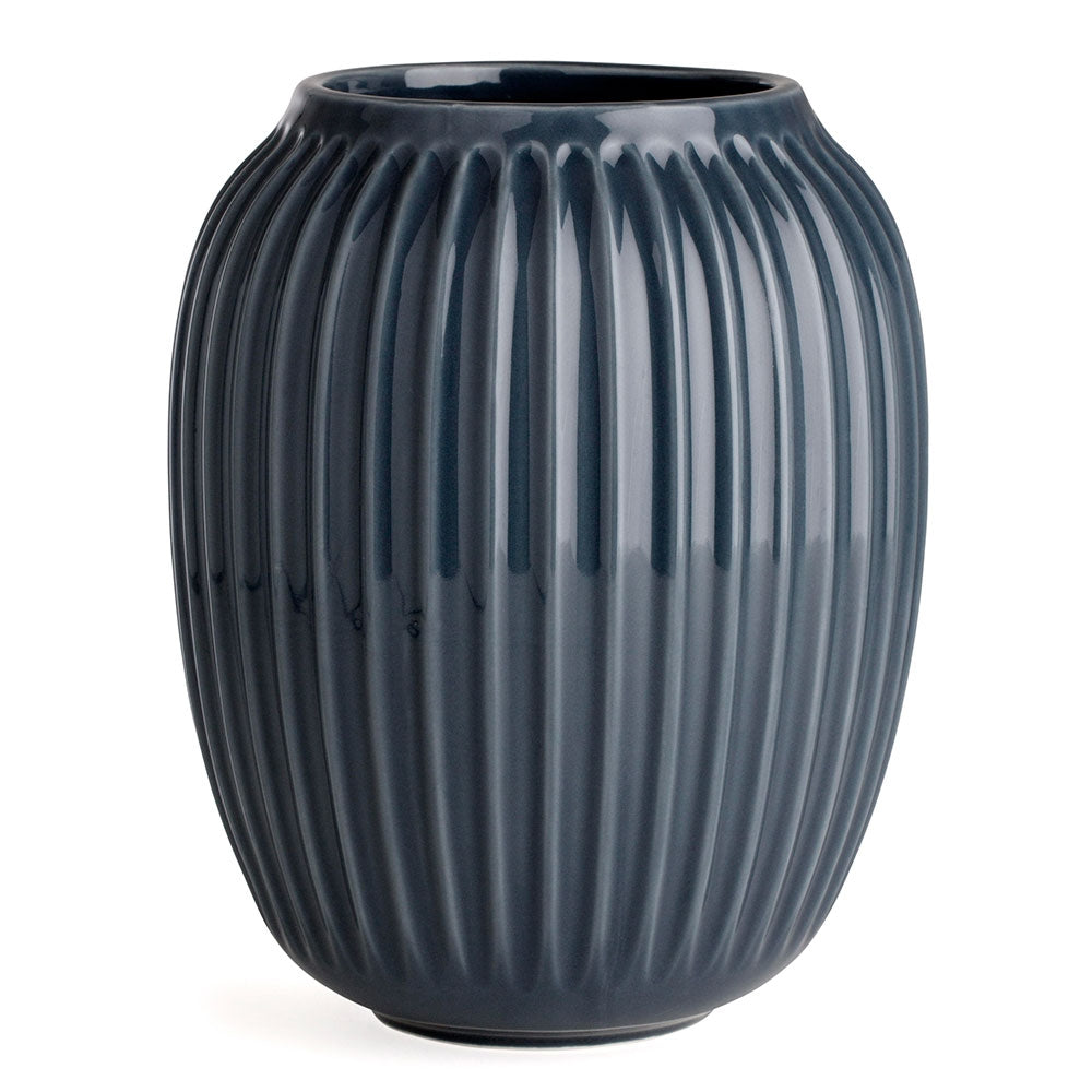 Produktbillede af Kähler Hammershøi vase 21 cm antracitgrå i premium kvalitet