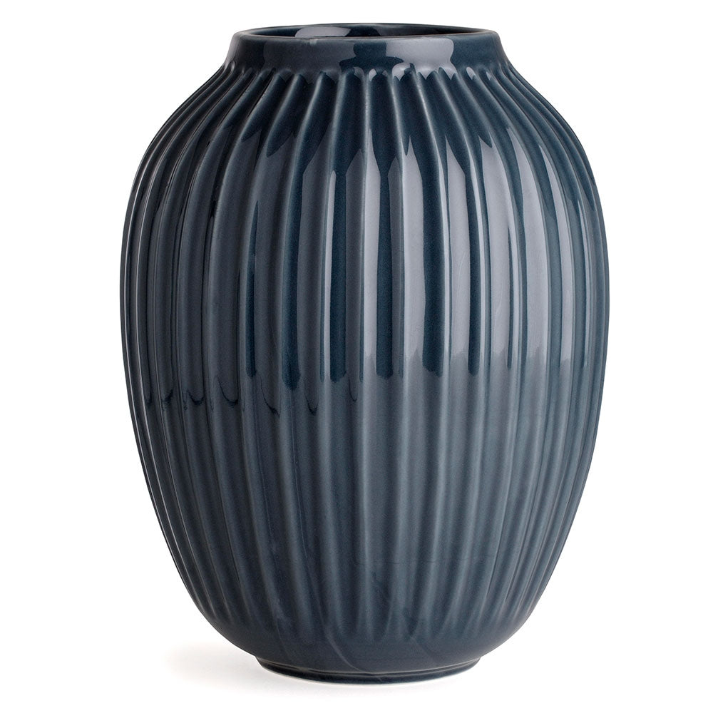 Produktbillede af Kähler Hammershøi vase 25 cm antracitgrå i premium kvalitet