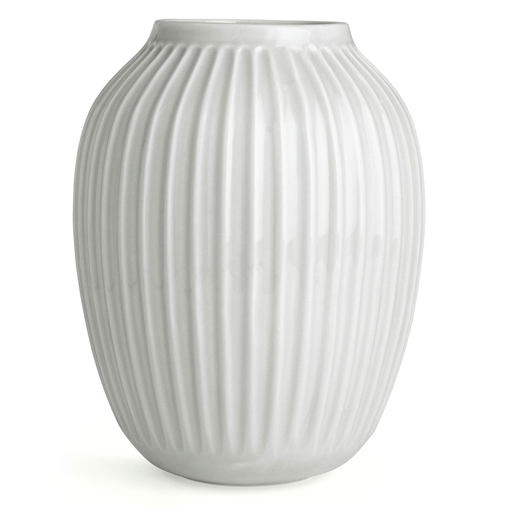 Produktbillede af Kähler Hammershøi vase 25 cm hvid i premium kvalitet