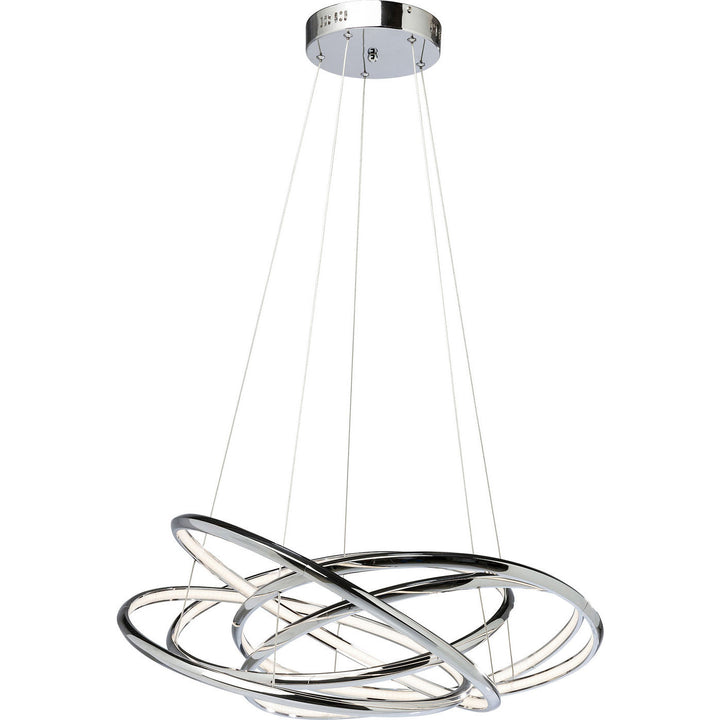 KARE DESIGN Saturn LED Chrome Big loftlampe sølv aluminium