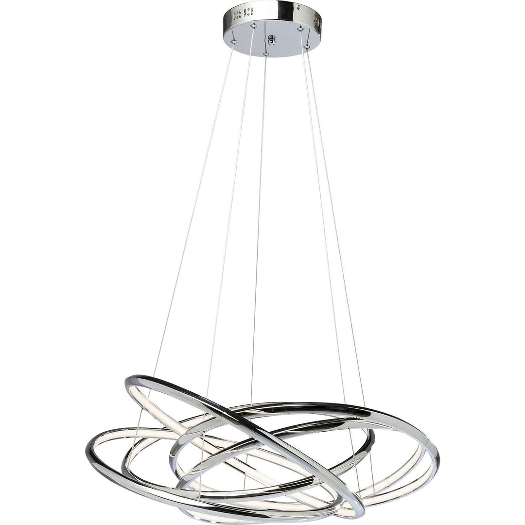 KARE DESIGN Saturn LED Chrome Big loftlampe sølv aluminium