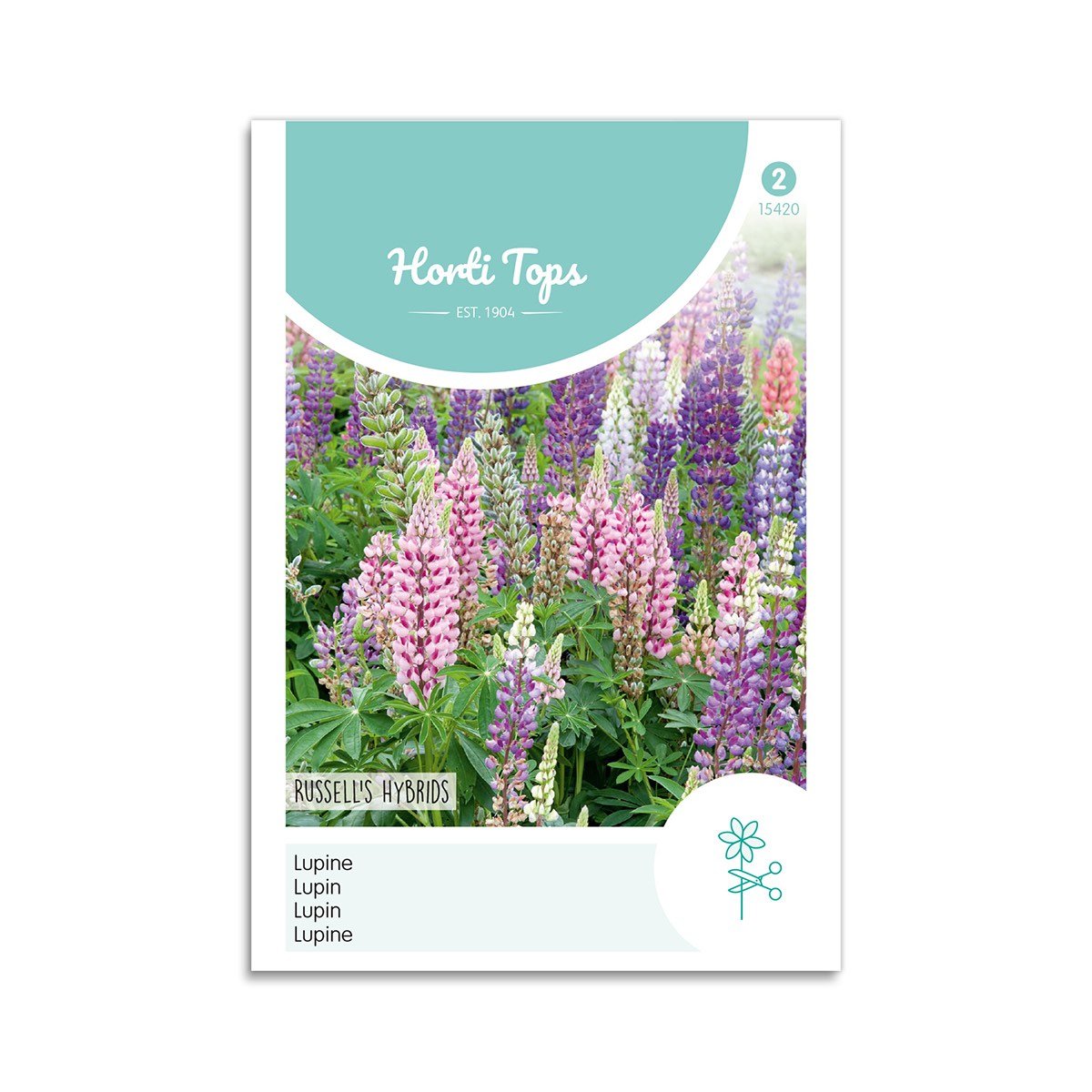 Produktbillede af Lupin frø Russell's hybrids  på tilbud i høj kvalitet