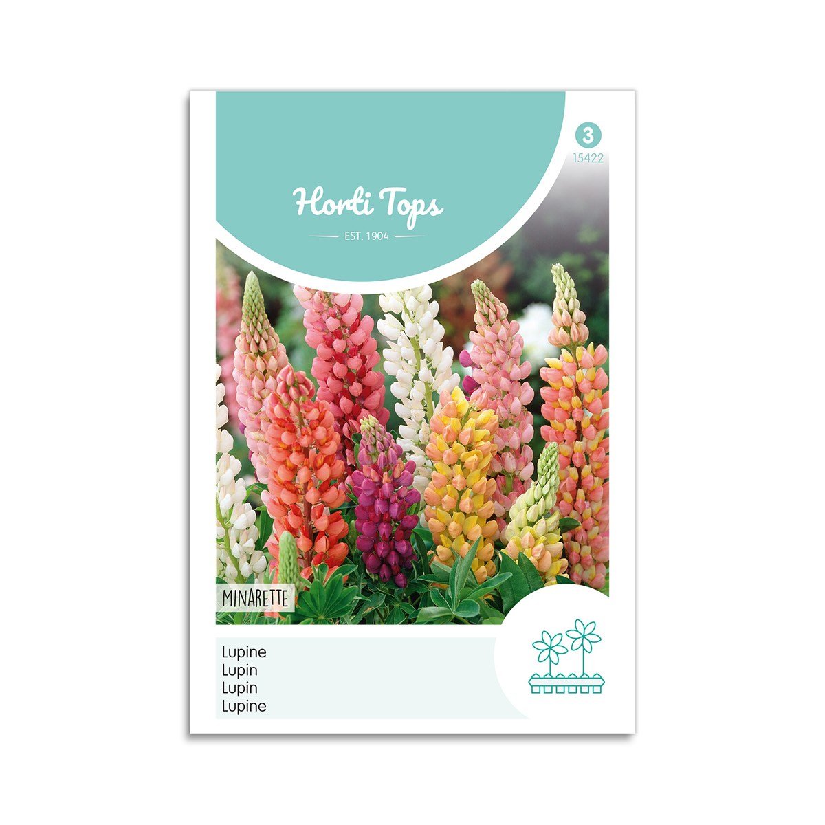 Produktbillede af Lupin frø Minarette mix  på tilbud i høj kvalitet
