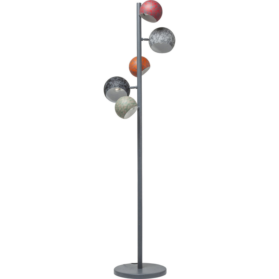 KARE DESIGN Calotta Antico 5-lite gulvlampe multifarvet stål
