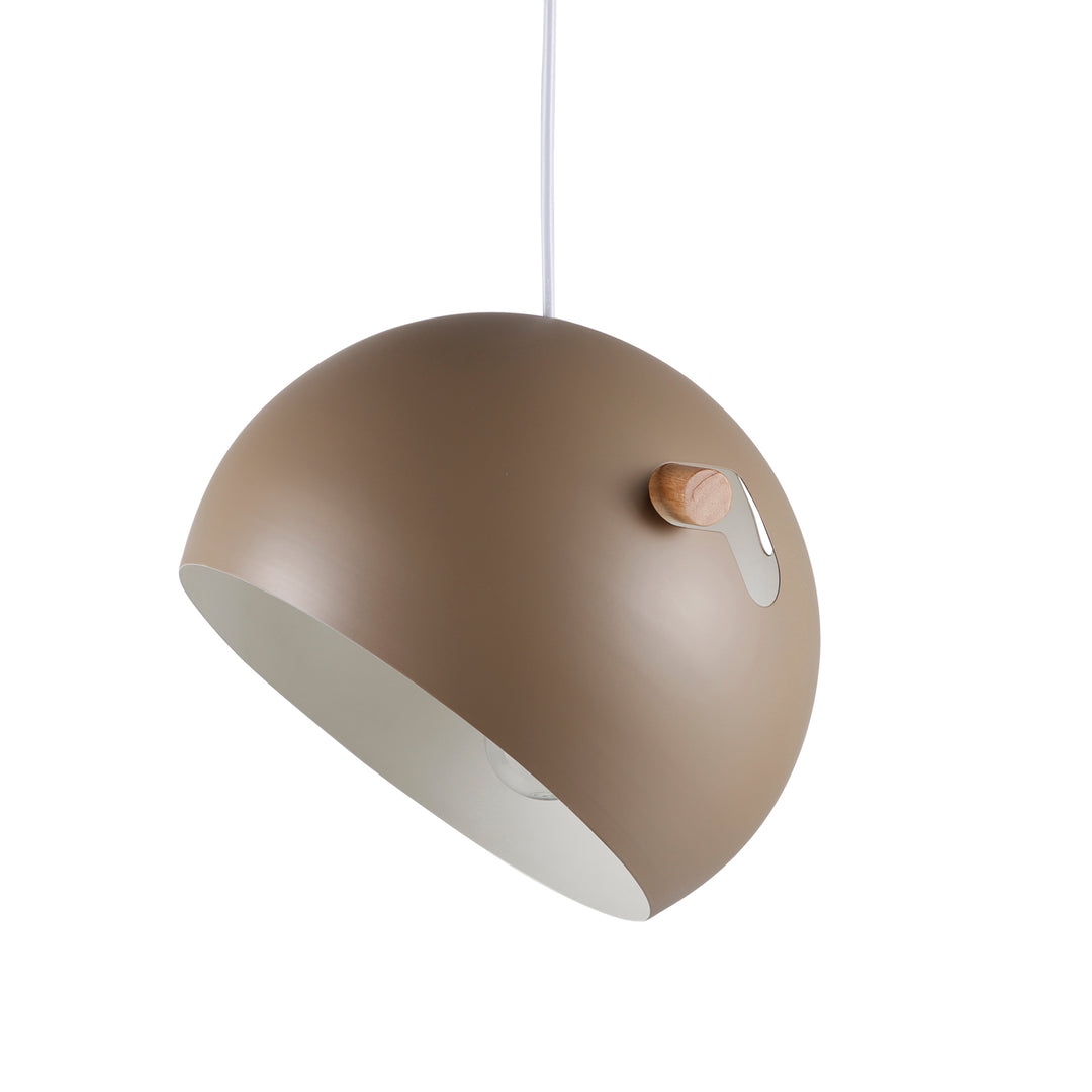 VENTURE DESIGN Tubbie loftlampe natur træ og beige jern