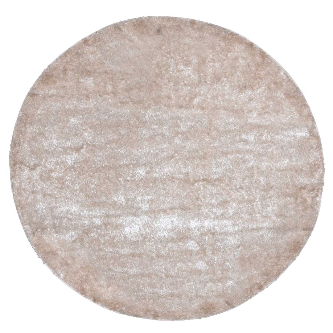 VENTURE DESIGN Mattis gulvtæppe beige polyester Ø200