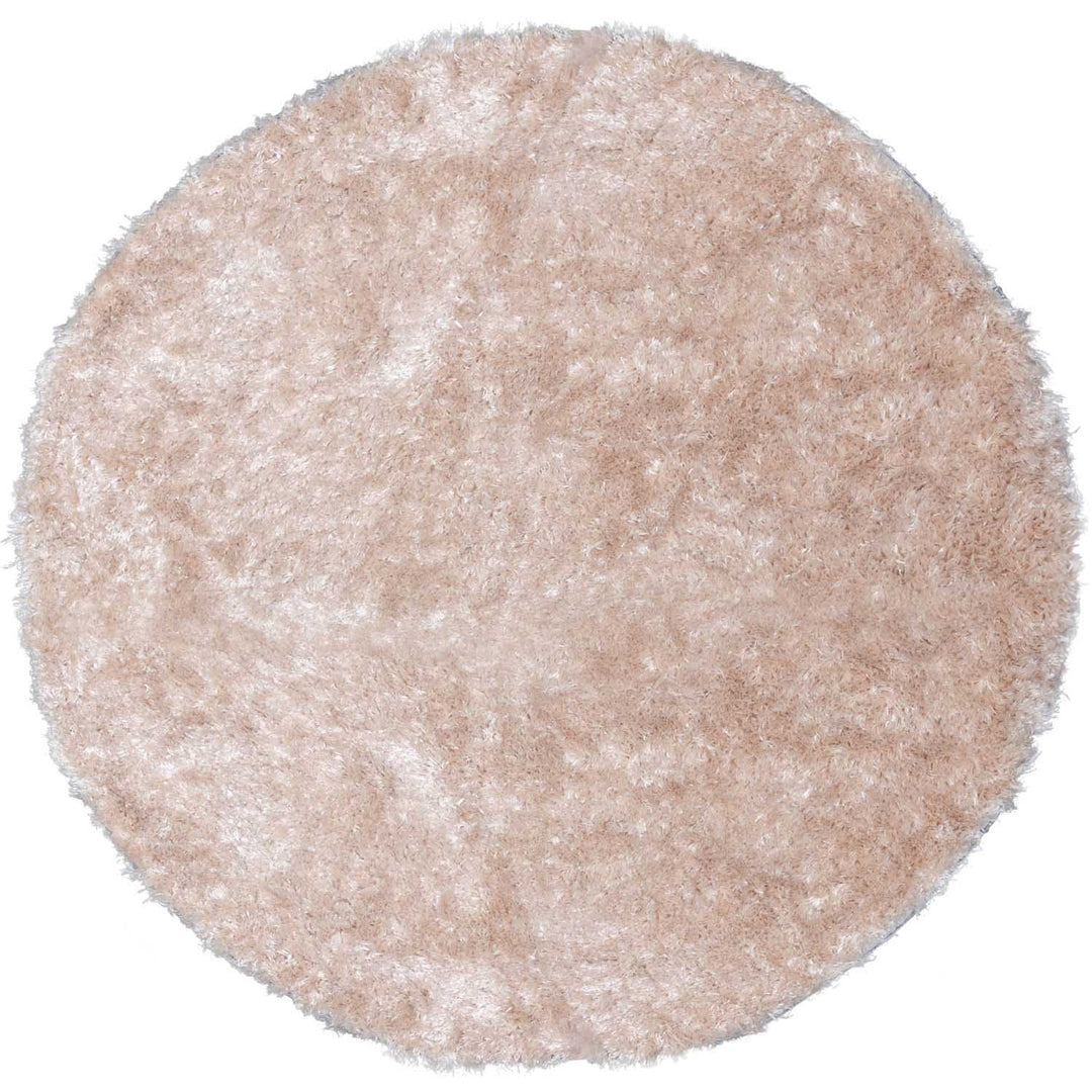 VENTURE DESIGN Natta gulvtæppe beige polyester Ø200