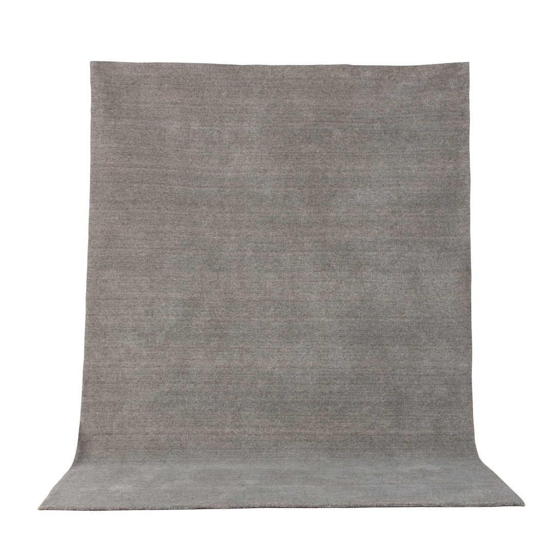 VENTURE DESIGN Ulla gulvtæppe lysegrå uld og polyester 200x300