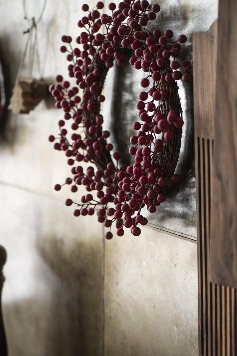 Ib Laursen - Krans m/røde bær Ø38cm ❤ Stort online udvalg i Ib Laursen ❤ Billig fragt og hurtig levering 2 - 5 hverdage ❤ Varenummer: BGH-47045601591626 / Ean: &