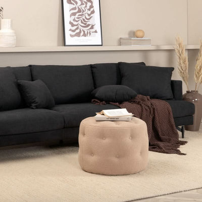 Warden 3-personers sofa i sort polyester til billige priser! Udsalg og tilbud online. Hurtig levering, 1-2 hverdage. Spar op til 53%.