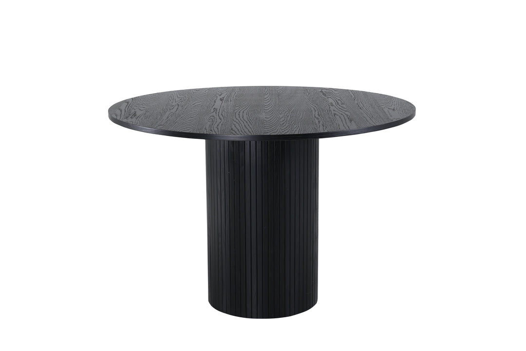 VENTURE DESIGN Bianca spisebord rund sort finér Ø110