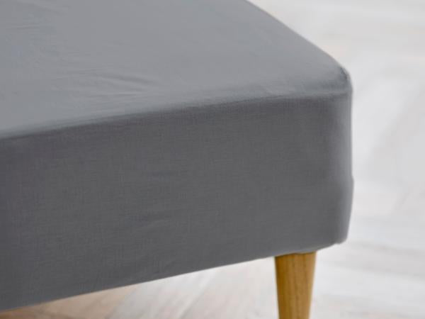 Produktbillede af Södahl organic Calm Boxlagen 140 x 200 x 30 cm Stone Grey i premium kvalitet