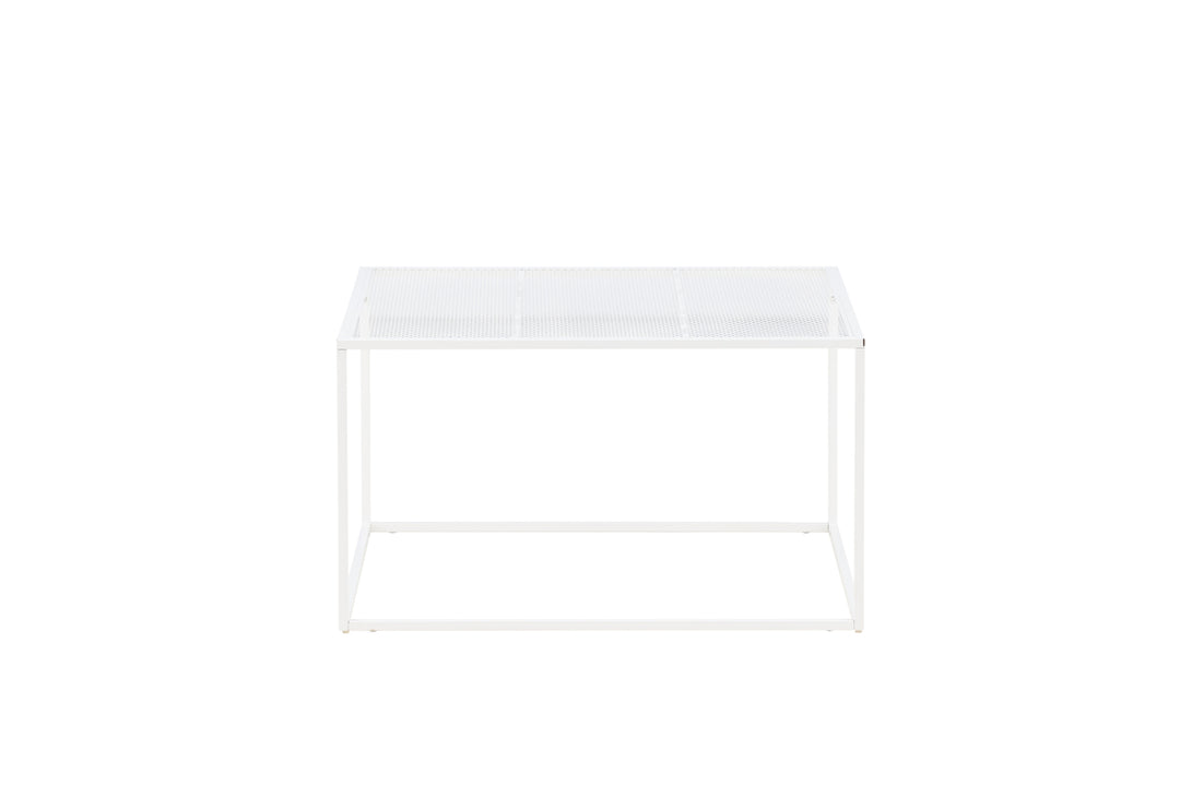 VENTURE DESIGN Netz sofabord kvadratisk hvid stål 80x80