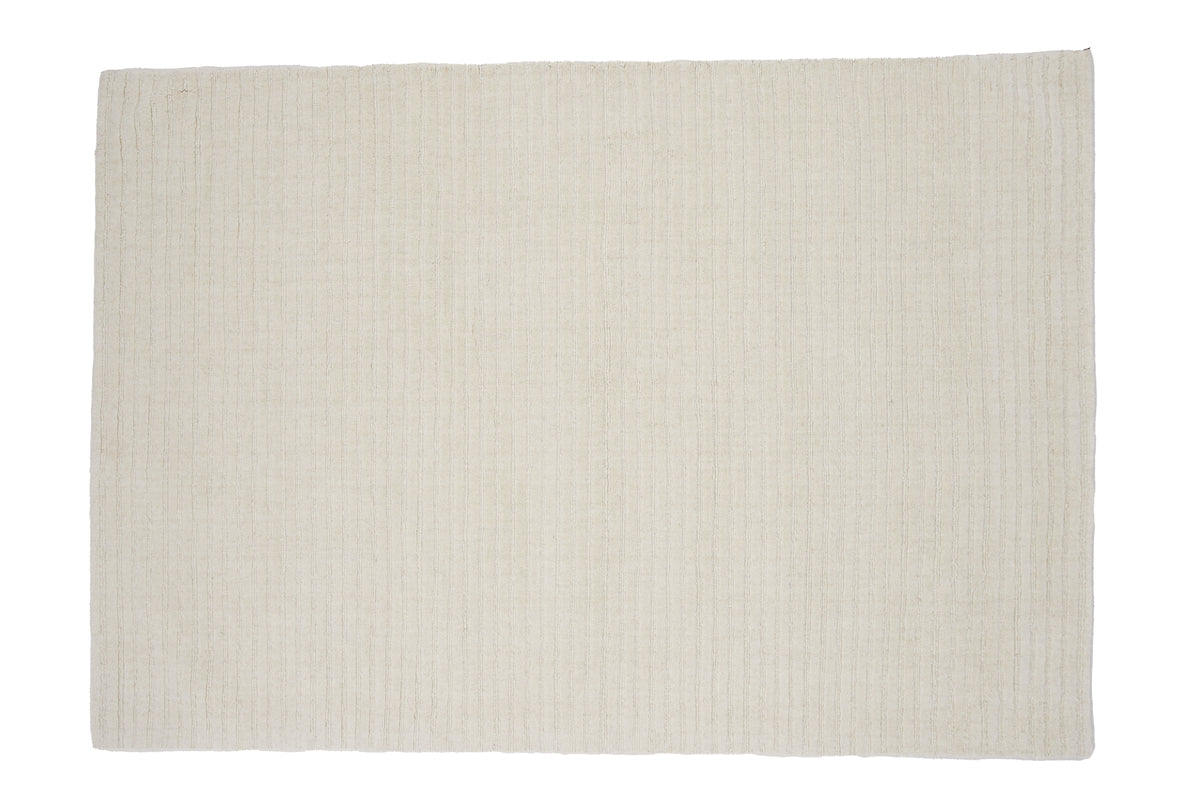 Produktbillede af Tibur Tæppe i uld 160 x 230 cm. tre valgfrie farver Hvid på tilbud i høj kvalitet