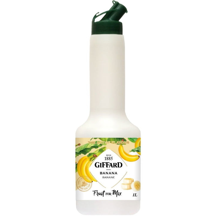 Produktbillede af Giffard Puré Mix Banana 1 Ltr på tilbud i premium kvalitet