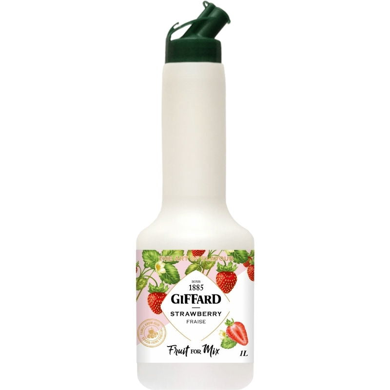 Produktbillede af Giffard Puré Mix Strawberry 1 Ltr på tilbud i premium kvalitet
