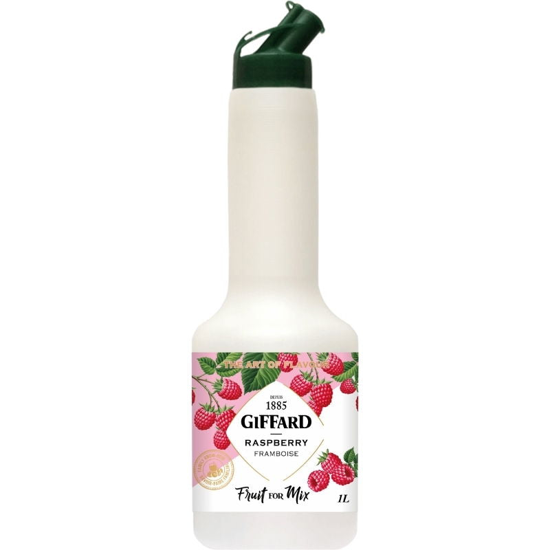 Produktbillede af Giffard Puré Mix Raspberry 1 Ltr på tilbud i premium kvalitet