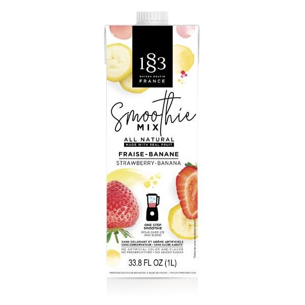 1883 Smoothie Mix Jordbær-banan Krt 100 ❤ Kæmpe udvalg i 1883 ❤ Billig fragt og hurtig levering 2 - 5 hverdage - Varenummer: BAR-682935 / Ean: '0612511061144 på lager - Udsalg på Drikkevarer Vand og mixere Monin Spar op til 62% - Over 857 kendte brands på udsalg