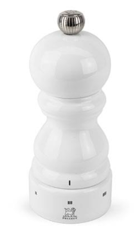 Produktbillede af Peugeot Paris Saltkværn 12 Cm Hvid Lak Bøg på tilbud i premium kvalitet