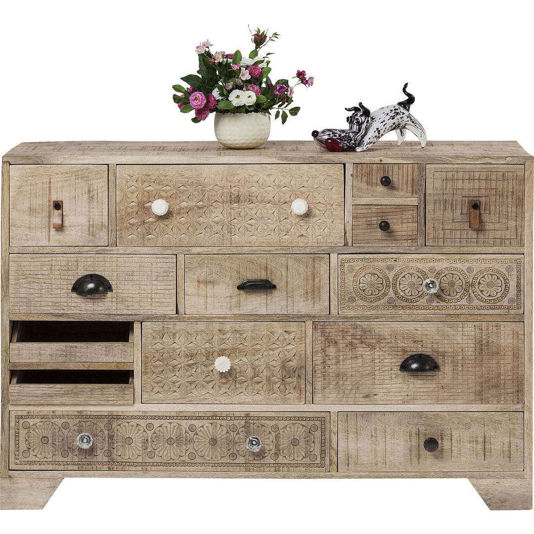 KARE DESIGN Puro kommode mangotræ m. 14 skuffer